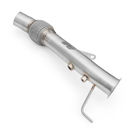 Downpipe sportivo BMW Serie 3 E90, E91 318d, 320d M47N2 in acciaio inox 63,5mm