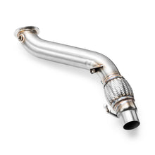 Carica l'immagine nel visualizzatore di Gallery, Downpipe sportivo BMW Serie 1 F20, F21 114i, 116i, 118i N13 in acciaio inox 76mm