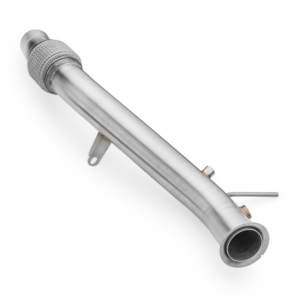 Downpipe sportivo BMW Serie 5 E60, E61 520d N47 in acciaio inox 63,5mm
