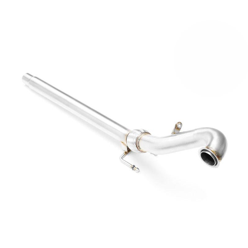 Downpipe sportivo Skoda Superb Mk2 1.9, 2.0 TDI in acciaio inox 63,5mm