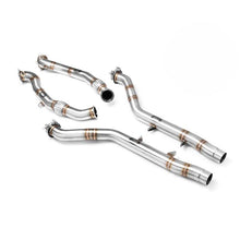 Load image into Gallery viewer, Downpipe sportivo Audi S6, S7, RS6, RS7 4.0 TFSI in acciaio inox 76mm
