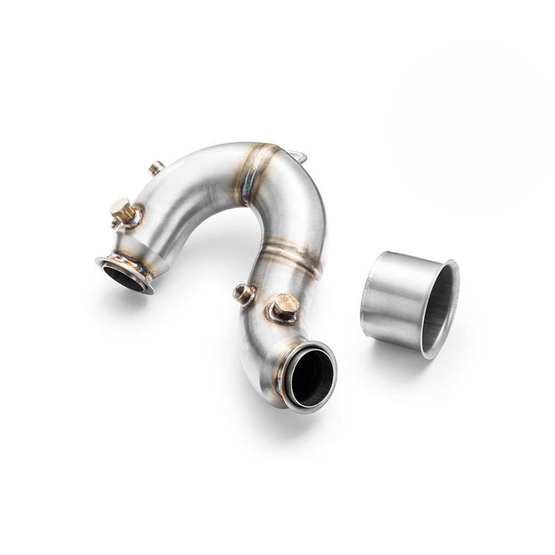 Downpipe sportivo Seat Leon Mk3 1.6, 2.0 TDI in acciaio inox 76mm