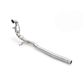 Downpipe con silenziatore Skoda Octavia Mk3 1.8 TSI in acciaio inox 76mm