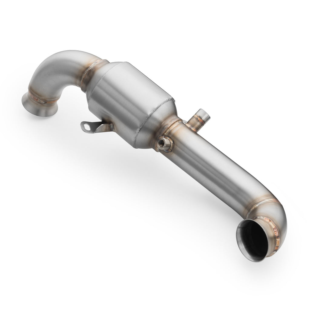 Downpipe sportivo Peugeot 308 1.6 HDI 2007-2011 in acciaio inox 63,5mm