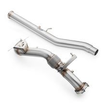 Carica l'immagine nel visualizzatore di Gallery, Downpipe sportivo Seat LEON 2.0 TSI OPF/GPF in acciaio inox 76mm