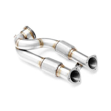 Carica l'immagine nel visualizzatore di Gallery, Downpipe sportivo Audi RSQ3 8U 2.5 TFSI in acciaio inox 76mm