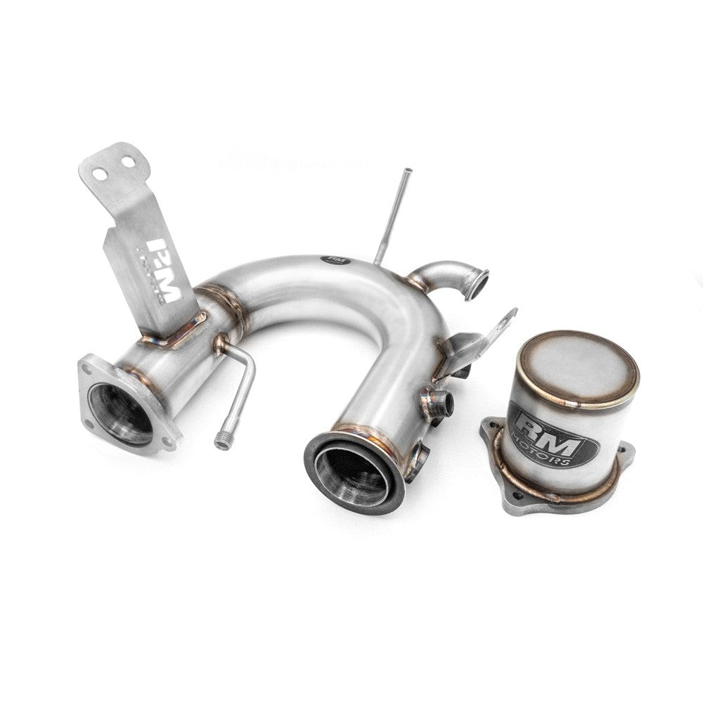 Downpipe sportivo Audi A4, A5 B8 2.0 TDI in acciaio inox 63,5mm