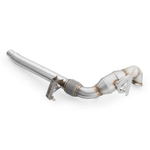 Carica l'immagine nel visualizzatore di Gallery, Downpipe sportivo Audi A3 8V 1.8 TFSI in acciaio inox 76mm