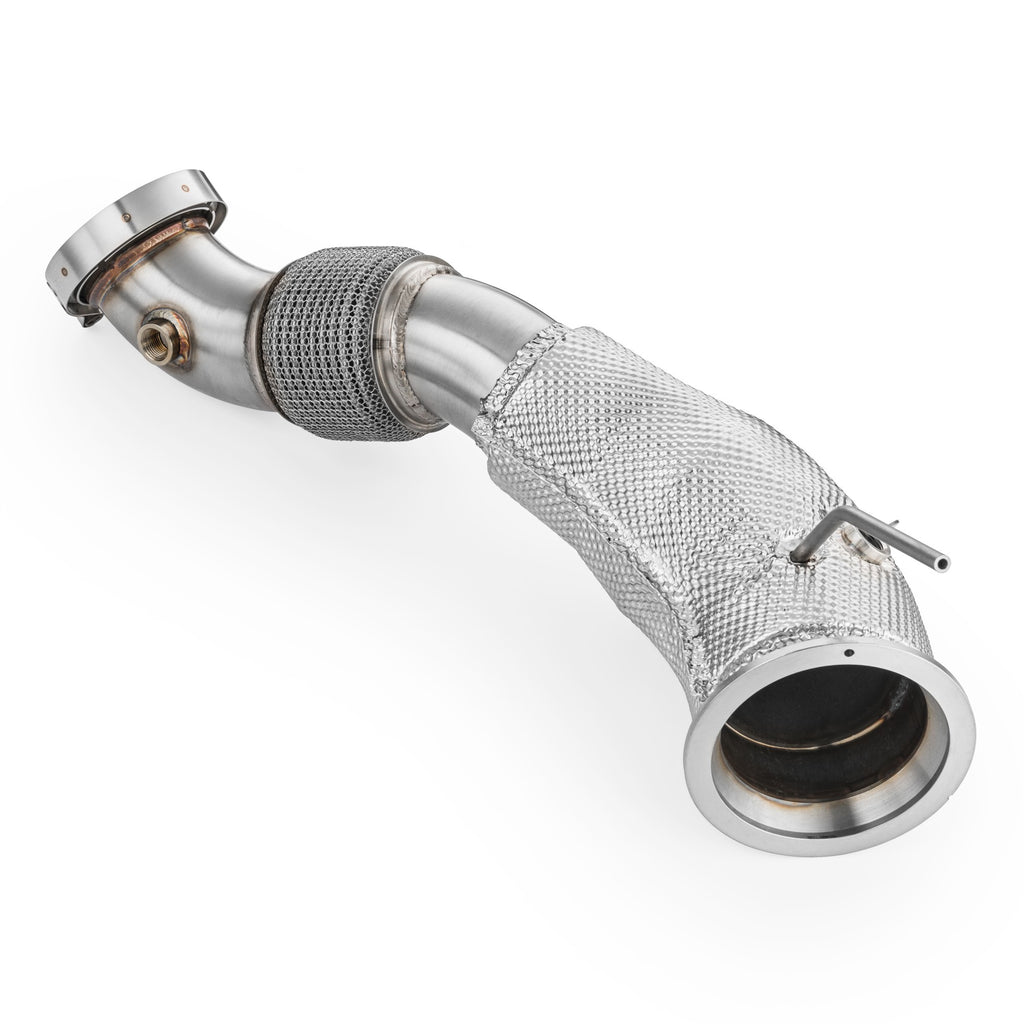 Downpipe con GPF delete Toyota GR Yaris in acciaio inox 76mm