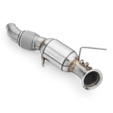 Load image into Gallery viewer, Downpipe sportivo BMW E70 X5 30d M57N2 in acciaio inox 76mm