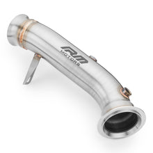 Carica l'immagine nel visualizzatore di Gallery, Downpipe sportivo BMW Serie 4 F32 435i, 435ix N55 in acciaio inox 76mm