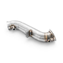 Carica l'immagine nel visualizzatore di Gallery, Downpipe sportivo Mercedes-Benz Classe C W205 C200 2.0 Turbo in acciaio inox 76mm
