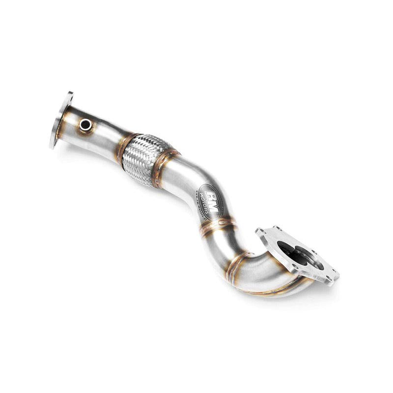 Downpipe sportivo Mitsubishi Lancer Evo X 2.0T in acciaio inox 76mm