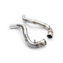 Load image into Gallery viewer, Downpipe sportivo BMW F85 X5 M S63R in acciaio inox 76mm
