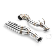 Carica l'immagine nel visualizzatore di Gallery, Downpipe sportivo Audi RS3 8V 2.5 TFSI in acciaio inox 76mm