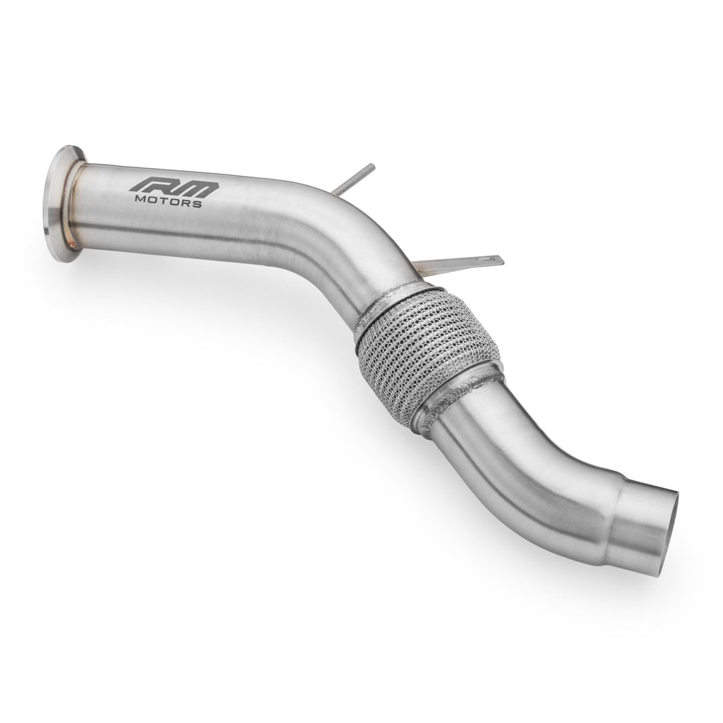 Downpipe sportivo BMW F25 X3 30dx N57N in acciaio inox 76mm