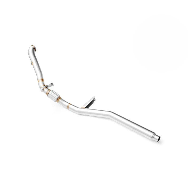 Downpipe sportivo Audi A6 C6 2.7, 3.0 TDI in acciaio inox 76mm