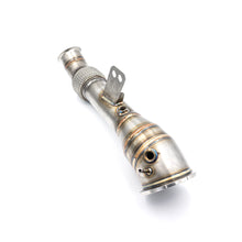 Carica l'immagine nel visualizzatore di Gallery, Downpipe sportivo BMW G07 X7 M40iX B58 in acciaio inox 80mm