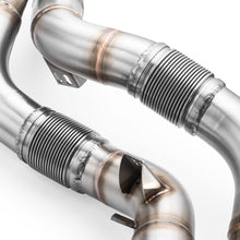Carica l'immagine nel visualizzatore di Gallery, Downpipe sportivo BMW M8 F91 in acciaio inox 76mm