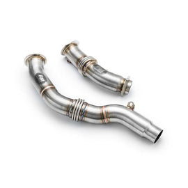 Downpipe sportivo BMW F80 M3 S55 US-Version in acciaio inox 76mm