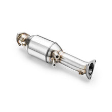 Carica l'immagine nel visualizzatore di Gallery, Downpipe con catalizzatore sportivo Audi A6 C6 Avant 2.0 TDI in acciaio inox 63,5mm