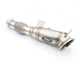 Downpipe sportivo BMW Z4 G29 M40i B58 in acciaio inox 76mm