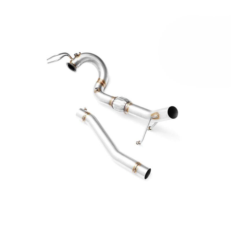 Downpipe sportivo Seat LEON 2.0 TDI 2006-2012 FWD in acciaio inox 63,5mm