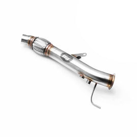 Downpipe sportivo BMW Serie 1 E87 118d, 120d M47N2 in acciaio inox 63,5mm