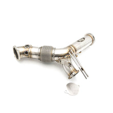 Carica l'immagine nel visualizzatore di Gallery, Downpipe sportivo BMW Serie 5 G30 540d B57 in acciaio inox 80mm