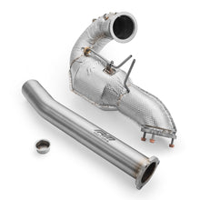 Carica l'immagine nel visualizzatore di Gallery, Kit downpipe sportivo Audi Q5 3.0 TDI in acciaio inox 76mm