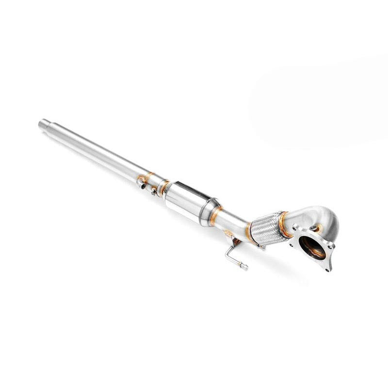 Downpipe sportivo Audi A3 8P 1.8, 2.0 TFSI in acciaio inox 76mm