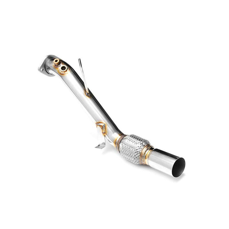 Downpipe sportivo BMW Serie 5 E60, E61 525d, 530d M57N in acciaio inox 63,5mm