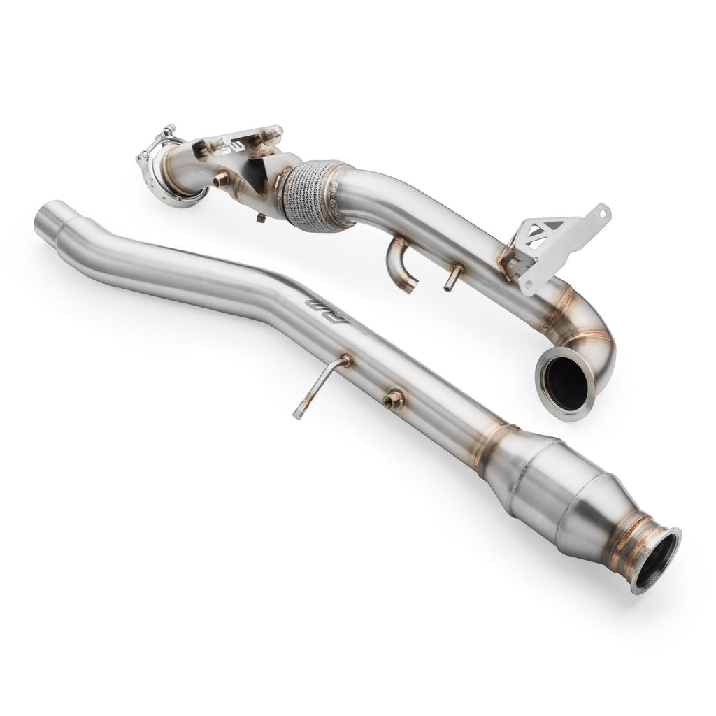 Downpipe sportivo Skoda Superb 2.0 TSI OPF/GPF in acciaio inox 76mm