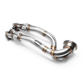 Downpipe sportivo Audi RS3 8V 2.5 TFSI in acciaio inox 63,5mm