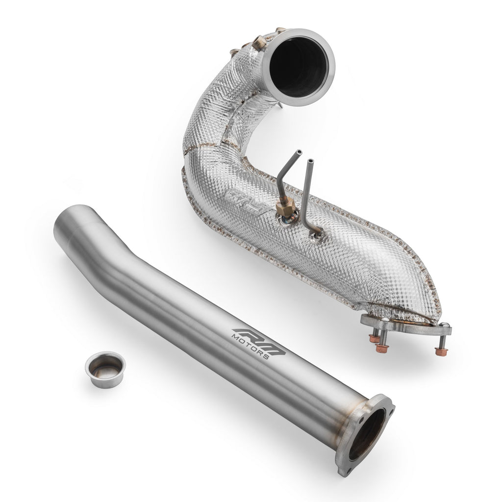 Kit downpipe sportivo Audi A4 S4 / Avant Quattro / Avant 3.0 TDI in acciaio inox 76mm