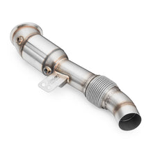 Carica l'immagine nel visualizzatore di Gallery, Downpipe sportivo BMW Serie 5 G30, G31 540i, 540ix B58 in acciaio inox 80mm