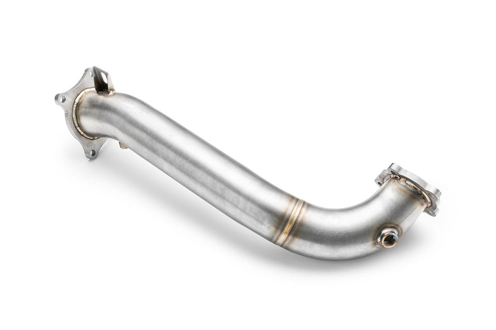 Downpipe sportivo Audi A6 in acciaio inox 76mm