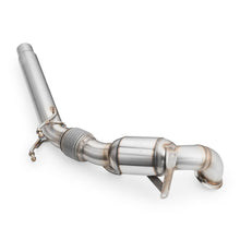 Load image into Gallery viewer, Downpipe con silenziatore Seat Leon Mk3 1.8 TSI in acciaio inox 76mm
