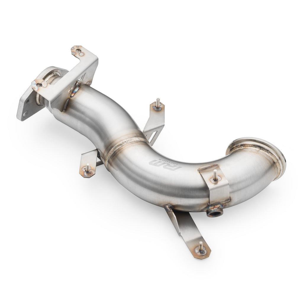 Downpipe sportivo Fiat Grande Punto 1.4T in acciaio inox 76mm