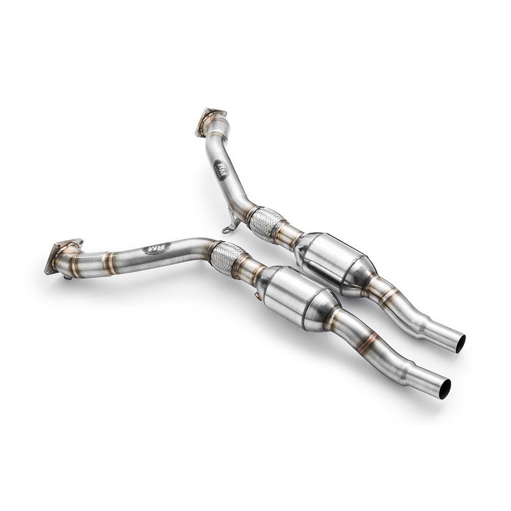Downpipe sportivo Audi A6, S6, Allroad C5 2.7 T in acciaio inox 63,5mm