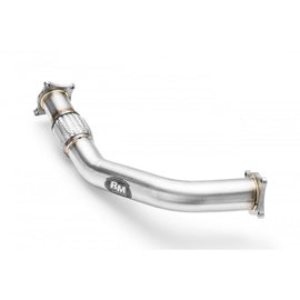 Downpipe sportivo Audi A6 C7 3.0 TDI in acciaio inox 76mm