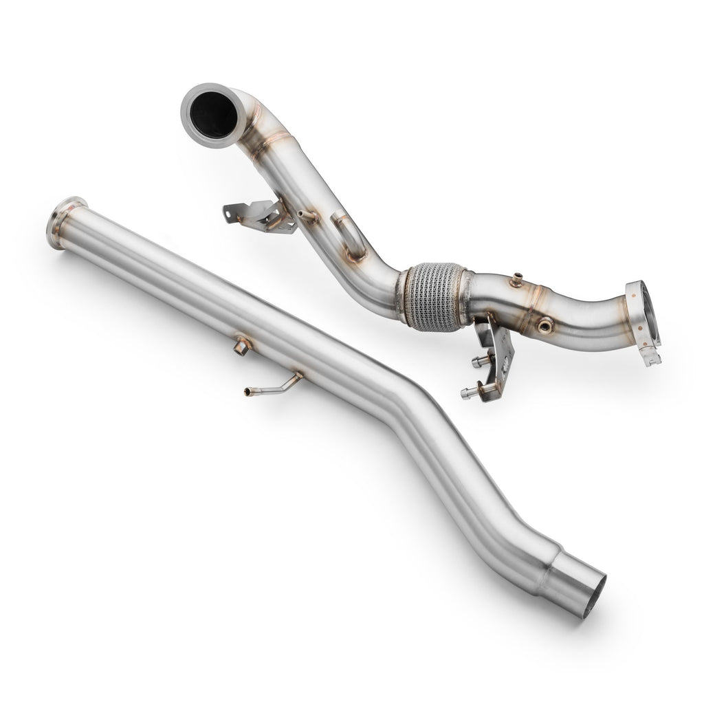 Downpipe sportivo Skoda Superb 2.0 TSI OPF/GPF in acciaio inox 76mm