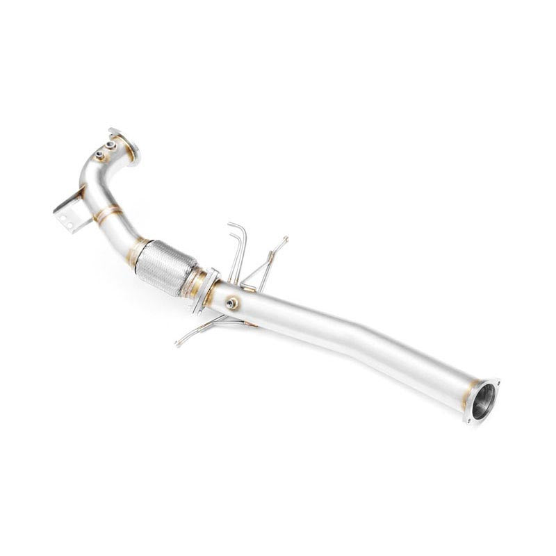 Downpipe sportivo Volvo XC60, 70, V70, S60 2.4D D5 in acciaio inox 76mm