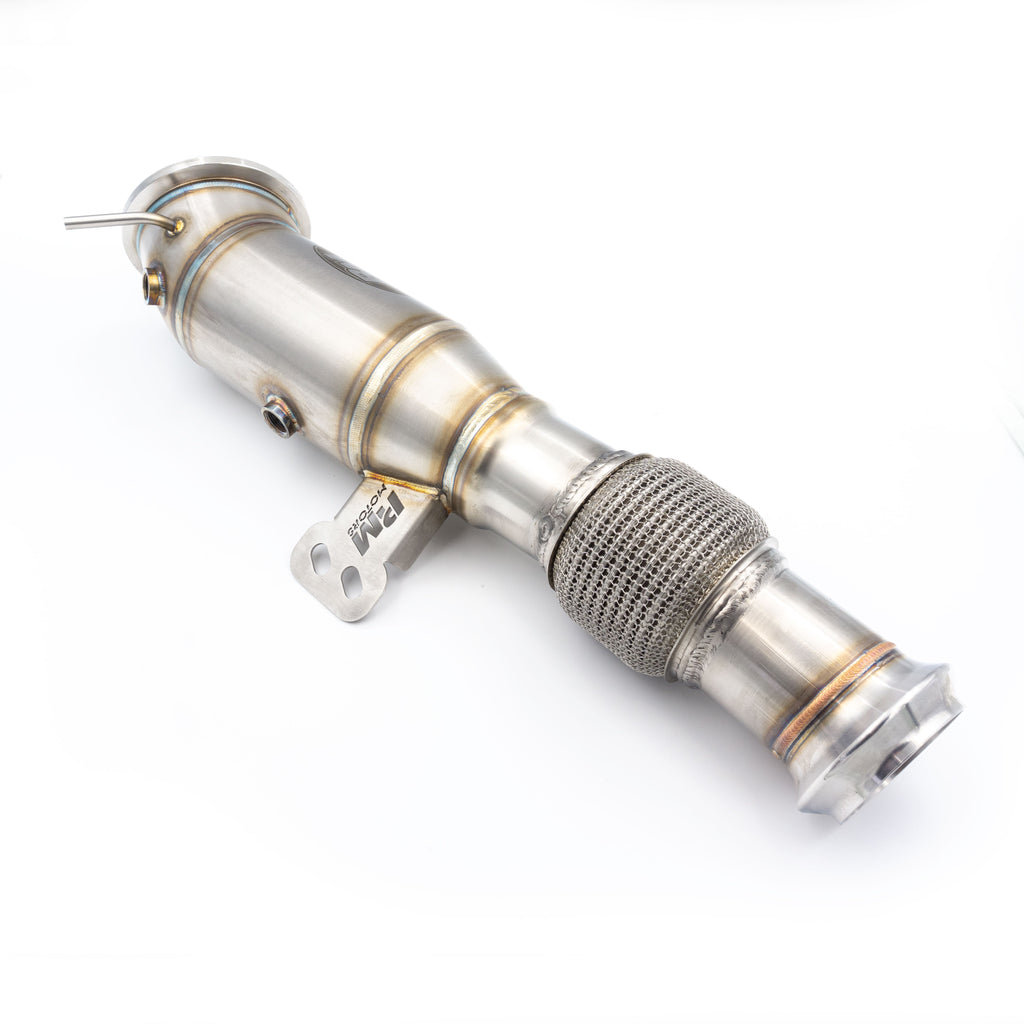 Downpipe sportivo Toyota Supra MK5 A90 in acciaio inox 76mm