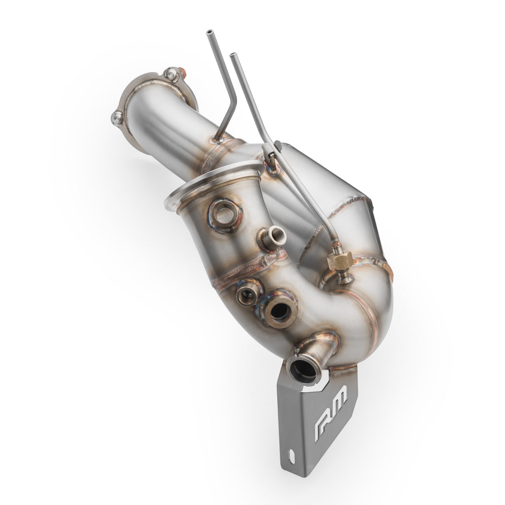 Downpipe sportivo Audi Q5 3.0 TDI in acciaio inox 76mm
