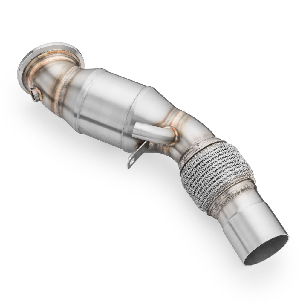 Downpipe sportivo BMW Serie 2 F22-F23, F22-F23 LCI 220i, 230i B48 in acciaio inox 88,9mm