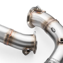 Carica l'immagine nel visualizzatore di Gallery, Downpipe sportivo BMW M8 F92 in acciaio inox 76mm