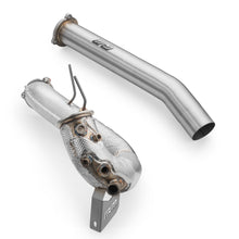 Carica l'immagine nel visualizzatore di Gallery, Kit downpipe sportivo Audi A4 S4 / Avant Quattro / Avant 3.0 TDI in acciaio inox 76mm