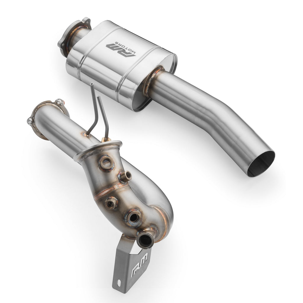 Kit downpipe sportivo Audi A8 S8 / Quattro 3.0 TDI in acciaio inox 76mm