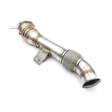 Carica l'immagine nel visualizzatore di Gallery, Downpipe sportivo BMW G05 X5 M40iX B58 in acciaio inox 80mm